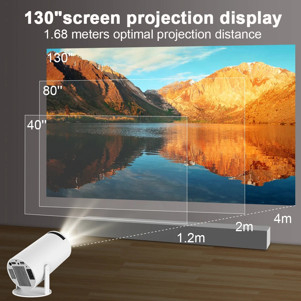 SmartCinePro™ 4K Portable Projector